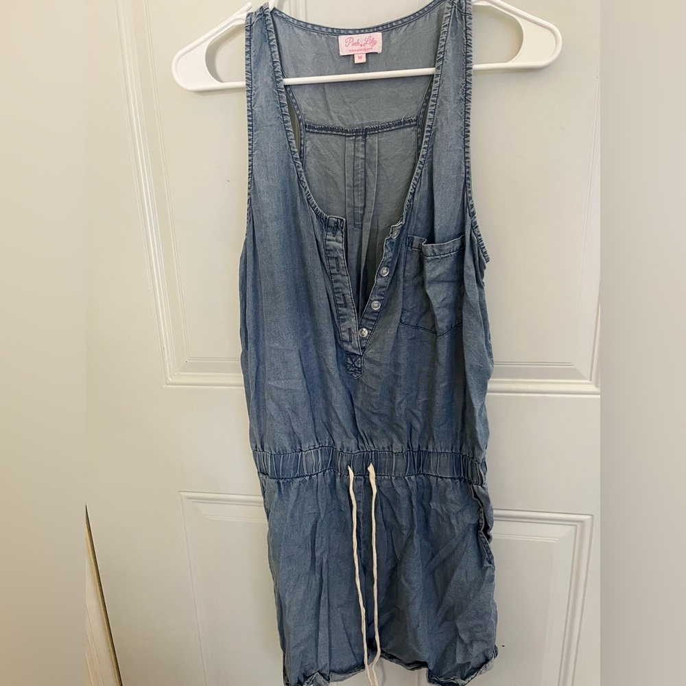 Pink Lily Romper
